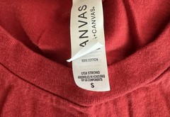 Whole Foods Market We Love Local T-Shirt S Small Red Work Crew Uniform Tee Heart