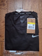 NIKE DRI-FIT MILER UV MENS T-SHIRT FITNESS TRAINING GYM SHORT SLEEVE RUNNING TOP