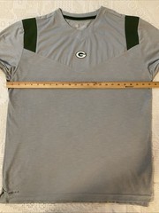 Nike Dri Fit NFL On Field Green Bay Packers Short Sleeve Shirt Men’s XL 1577