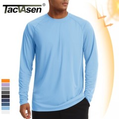 UPF50+ Men’s Long Sleeve Shirts Sun Block Quick Dry Workout Hiking Fishing Shirt