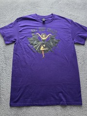Tee Shirt UNISEX Medium Black Halloween Skeleton Pinup Lot 2