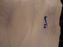 Nike 6.0 White T Shirt Size Medium Vintage Green Blue Print