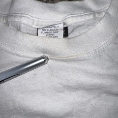 PBX Basics America Land of the Free Home of the Brave White T-Shirt Size S Flaw!