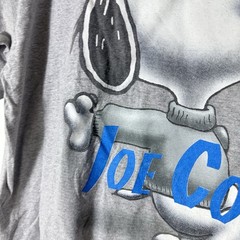 Vintage Peanuts Shirt Mens XL Grey Joe Cool Snoopy Changes 90s Made In USA*