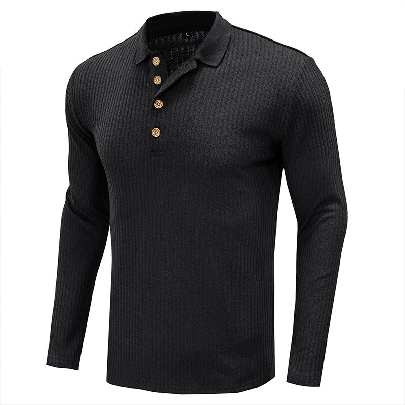 Zonbailon men’s t-shirt solid color breathable quick dry bottomed shirt autumn