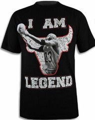 MEN’S GRAPHIC DESIGN “I AM LEGEND” PRINTED SHORT SLEEVE T-SHIRT NEW!