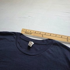 American Apparel AFGE District 12 Union T-Shirt Twelve Strong Navy Blue Large