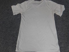 Russell Mens Shirt Small White elephant stretch graphic