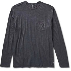 Vuori Men’s Rise Long Sleeve Pocket Tee Shirt Gray Size XLarge V1001 (A2)