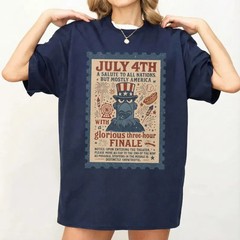 The Original BUT MOSTLY AMERICA Tee, Patriotic Sam Eagle Muppets July 4th