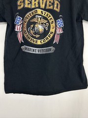 Mens Large Short Sleeve T Shirt United States Marines Black Proud To Have Served