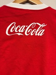 Coke Augusta Sportswear T-Shirt Mens Red White Coca Cola Almirah United Vintage