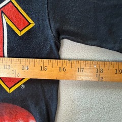 VTG ACDC T-Shirt Mens S Heat Seeker World Tour Single Stitch USA LICENSED 80s
