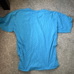 Hurley Men’s Blue Graphic Logo Short Sleeve Crew Neck T-Shirt Size M