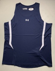 Under Armour Sleeveless Shirt Tank top Blue & White New In Package 2XL XXL