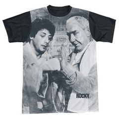 Rocky Ready Adult Halloween Costume T Shirt (Black Back), S-3XL