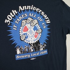 Vintage Platinum Plus Union 30th Anniversary Pocket T Shirt Made In USA Sz XL