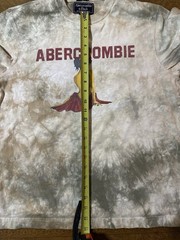 VINTAGE ABERCROMBIE AND FITCH TIE DYE HULA GIRL ART GRAPHIC PRINT TEE Medium