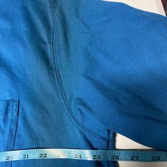 S/2 ST JOHNS BAY T- SHIRT MENS 3XLT Big & Tall Lt. Blue & Blue Pocket Cotton L-1