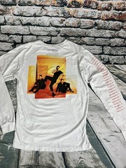 New Politics White Long Sleeve Tour Shirt Sz M