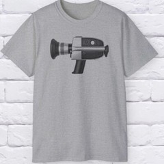 8mm Camera Shirt, Retro Camera Tee, Vintage Photography Lover Shirt