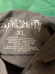 Men’s Aerosmith Get Your Wings Tour 1974 Grey T Shirt Size Xl