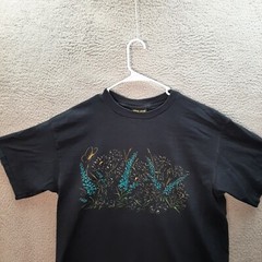 Vintage Your Head Goes Here Shirt Adult Extra Large Black Wildlife Nature 1990s