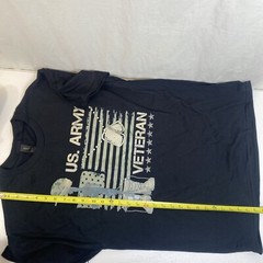 USA Flag US Army Veteran Tee Men Or Women Tee Unisex Black Large