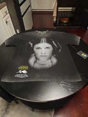 Civil Regime × Star Wars Princess Leia oversized t-shirt in black. Mediam