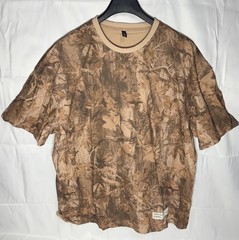 Comfrt Collection Camo T-Shirt Large High Sierra Brown Oversized Cotton Tee NWT