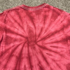 MV Sport Gannon University Spell Out T Shirt Adult Small Red Tie Dye Tee