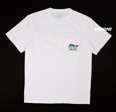 NWT Vineyard Vines Men Short Sleeve Pocket Crew Neck Tee T-Shirt “DOLPHIN WHALE”