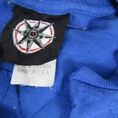 Vintage Compass Rose Shirt Mens XL Made USA Skiing Pocket Tee Make The Run 90s