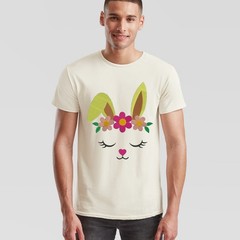 Cute Easter Bunny Face Unisex Tshirt Spring Holiday Apparel