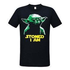 {Stoned I Am} T Shirt Funny Rasta Marijuana Weed Kush Smoking Graphic Tee