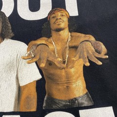 Outkast Rap T-Shirt Mens Medium Black Hip Hop Band Graphic Music 2017
