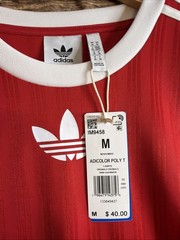 Adidas Originals Adicolor Trefoil Poly Better Scarlet Red IM9458 Men’s Medium
