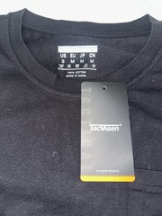 Tacvasen Long Sleeve Shirt Grade : First Grade : Class B Black Size S NWT