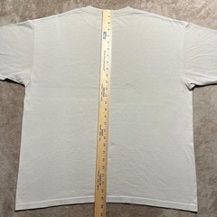 Vintage Y2K Blank T Shirt Mens XL Beige Cotton Basic Minimal Tee Anvil Tag