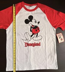 Vintage Style Disneyland Mickey Mouse Two Tone Blend Unisex Medium T-Shirt New
