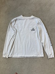 Vineyard Vines Tee Shirt Mens Hockey Pond Long Sleeve Crewneck White Sz Small