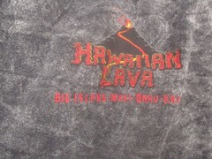 Hawaiian Lava Size XL Mens Gray Short Sleeve Crew Neck Casual Logo TShirt 081