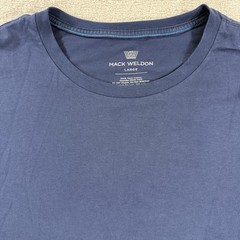 Mack Weldon Shirt Men Large Blue Long Sleeve Pullover Stretch Comfort