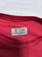 A4 Short Sleeve Shirts Men’s Red Black Small & Medium Shirts 2pc
