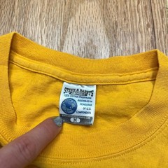 Vintage free style Steve-barry-s Men’s Yellow T-shirt