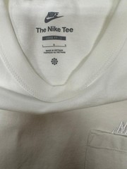 Nike Sportswear Premium Essentials Pocket Tee Shirt Mens Large White Minimalist