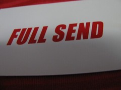 Full Send Mens Large Red Striped T Shirt Nelk Boys Streetwear NWT