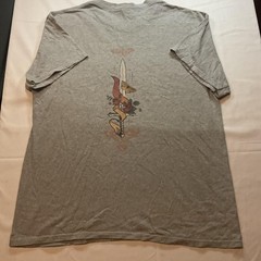Warrior Butterfly Roses I Am No Man T-Shirt Grey Rock Y2K Grunge Men’s L 105