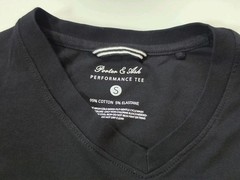 Porter & Ash Performance Tee Mens Small Black Minimalist Activewear T-Shirt
