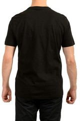 Versace Men’s Strass Logo Embroidered Crewneck Short Sleeve T-Shirt US 2XL IT 56